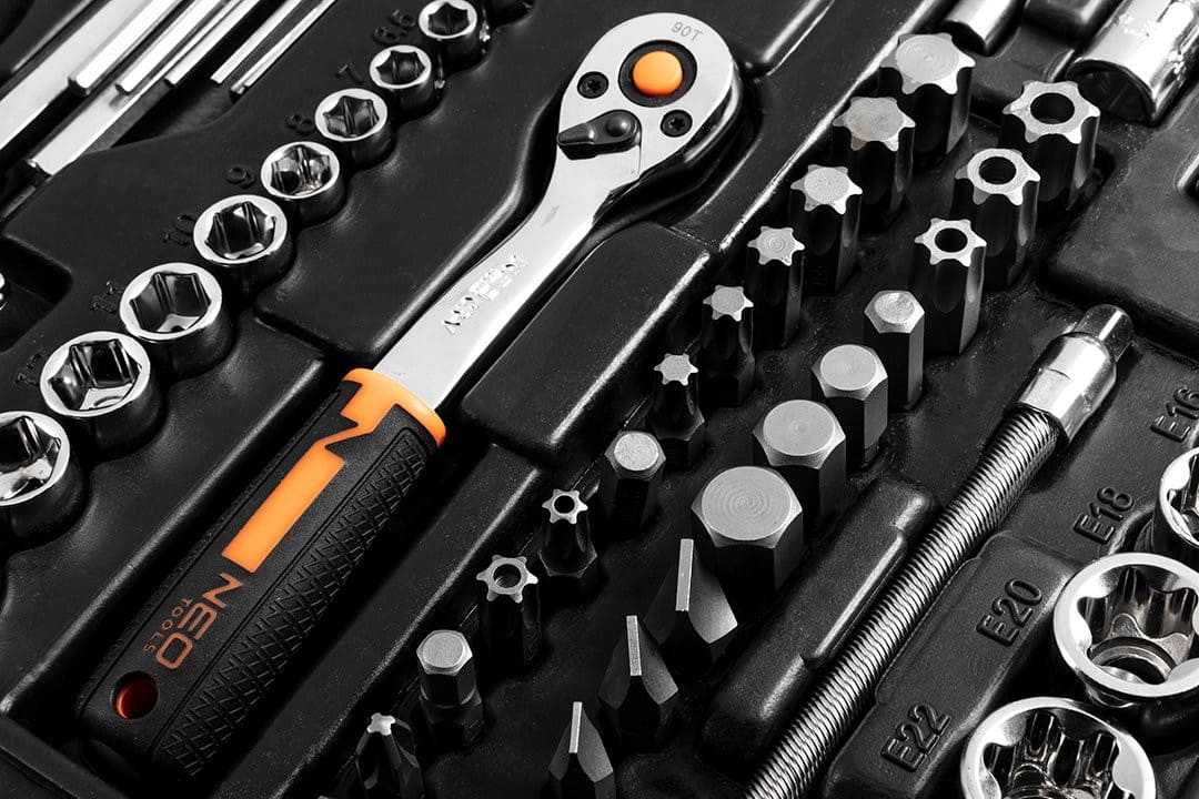 Neo Tools Hylsnyckelsats 233 delar 1/2, 3/8, 1/4, NeoTools - 6