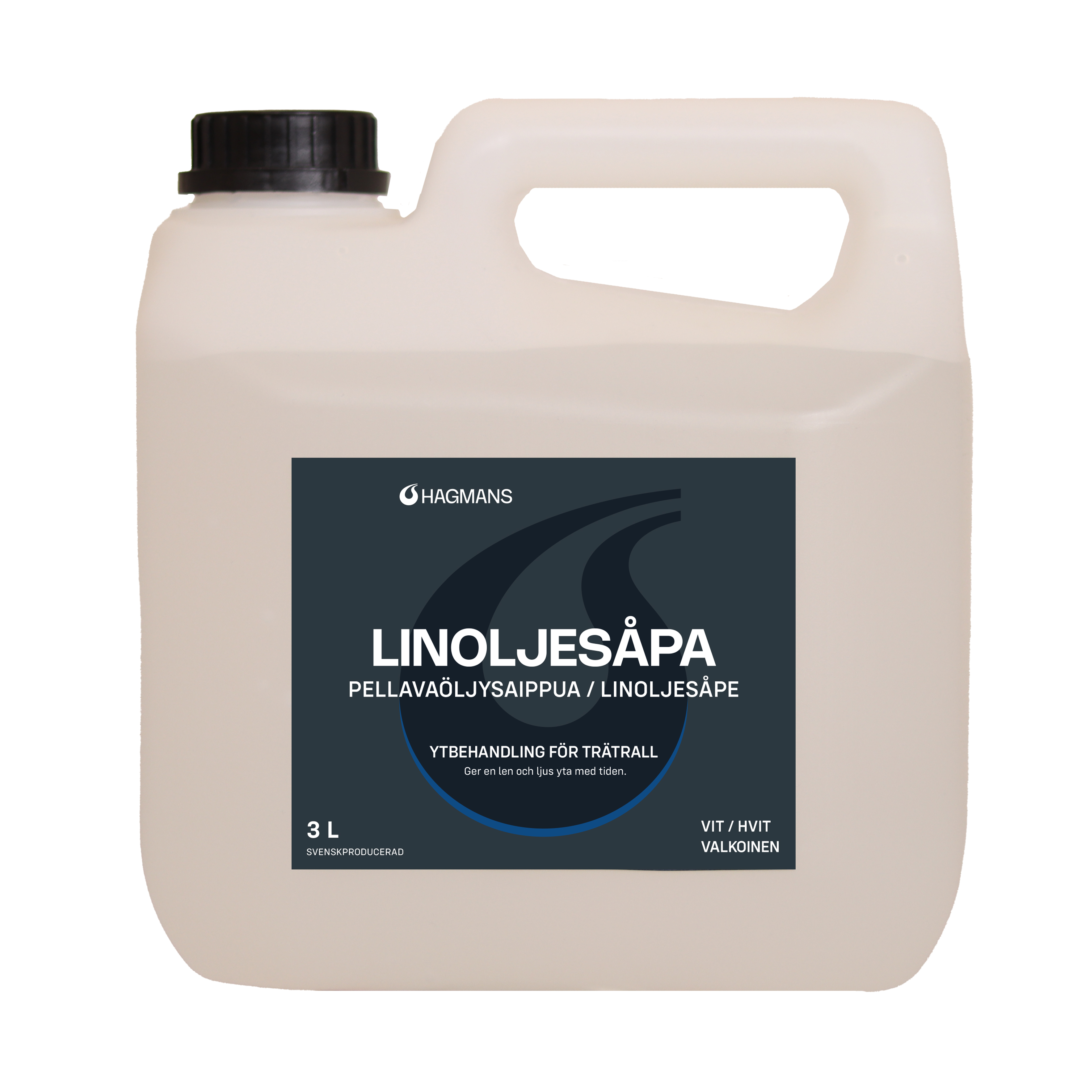 Hagmans Linoljesåpa Vit 3 L