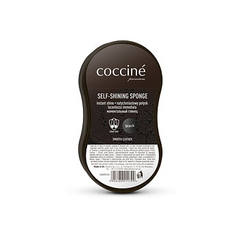 Shoe Sponge, Self-Shining, Black, (55/03/01/02C), Coccine