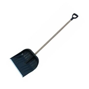Profix Snöskyffel, snöraka 485 x 395 målad metall, metallkant, trähandtag 32 mm