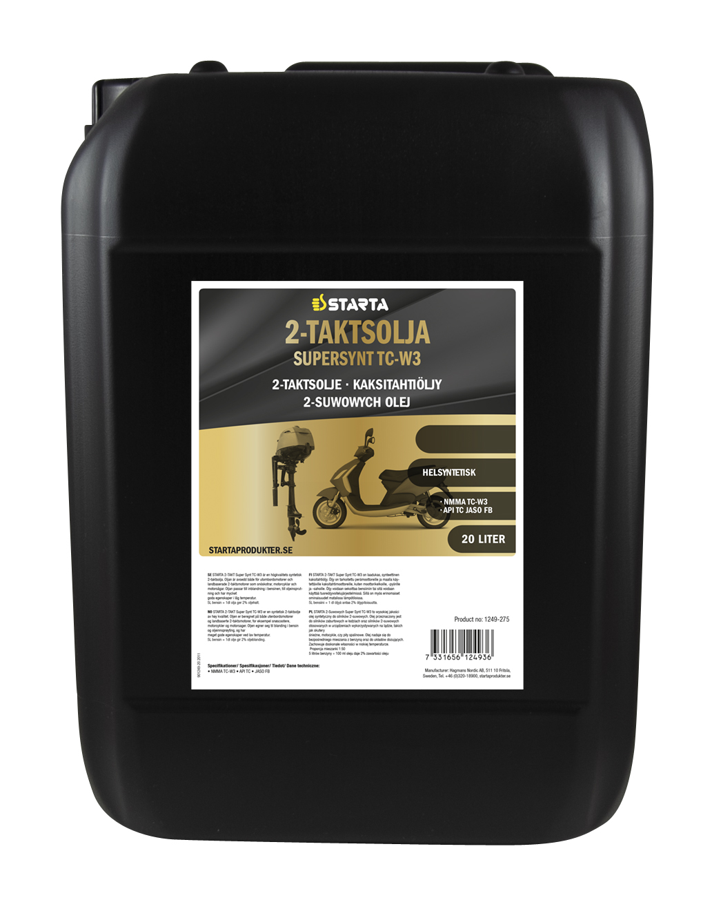 Starta 2-T Supersynt 20 L