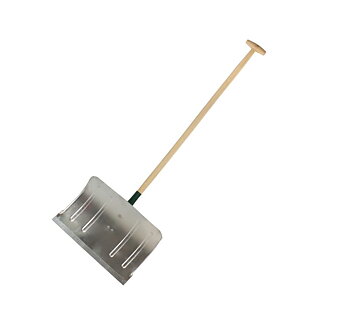 Profix Snöskyffel, snöraka 480 x 310 aluminium, plåtkant trähandtag 32 mm