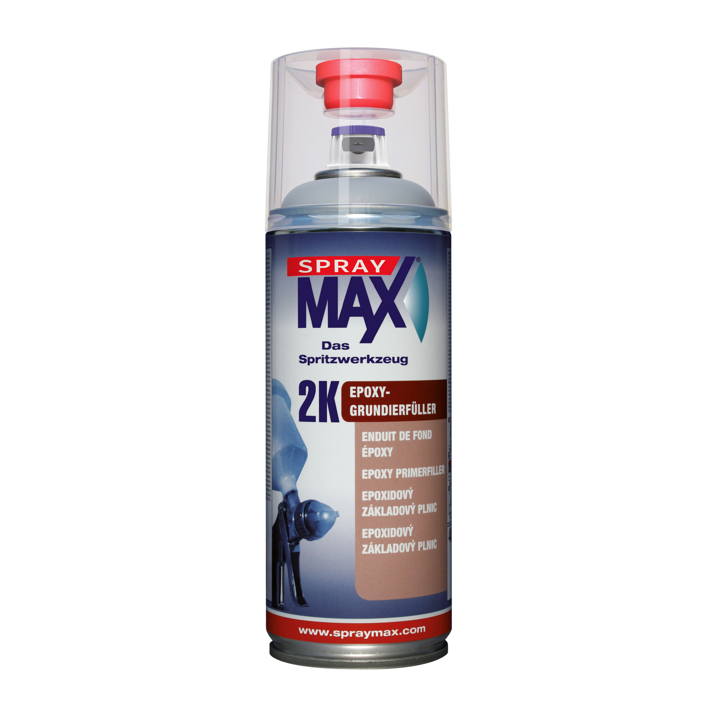 SprayMax 2K Epoxygrundfyller Grå 400 ML