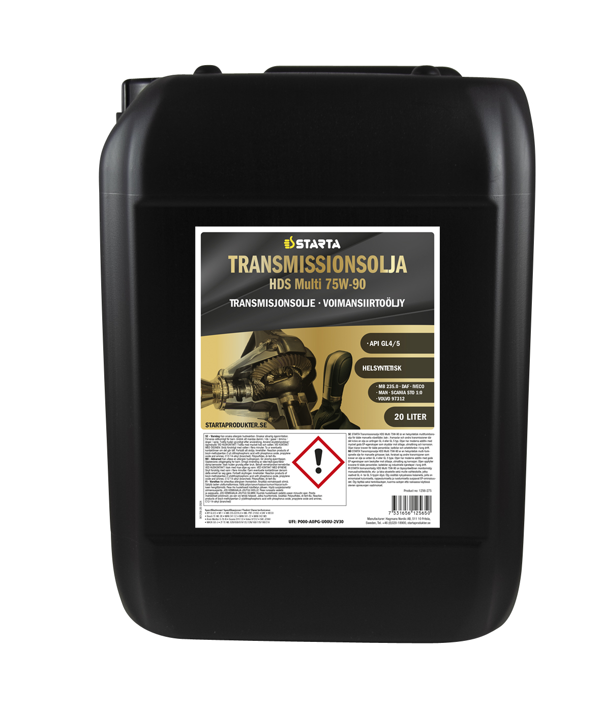 Starta Transmissionsolja HDS Multi 75W-90 20 L