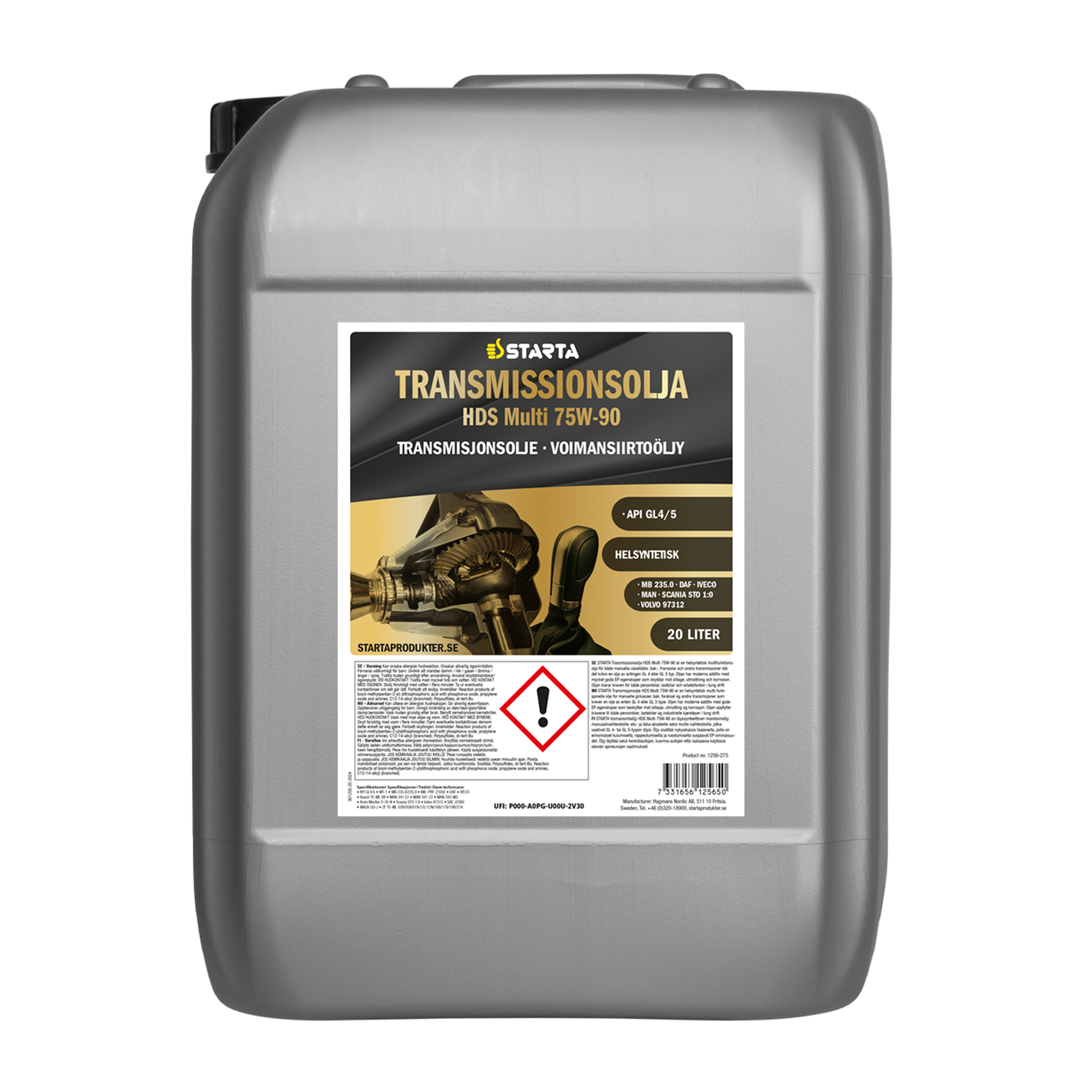 Starta Transmissionsolja HDS Multi 75W-90 20 L - 3