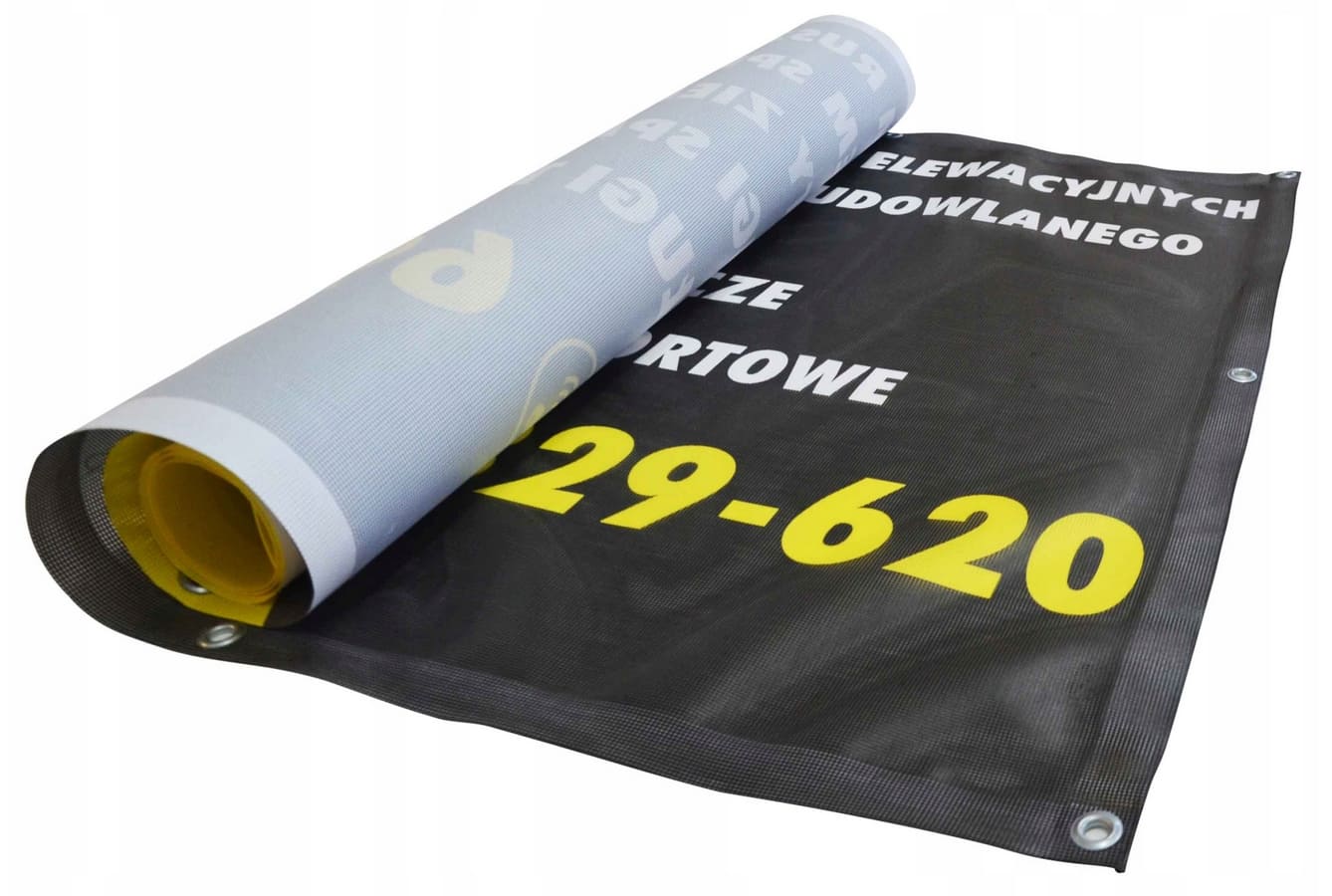 Reklambanner, mesh vepa med tyck på, från 3 kvm (Storlek / yta : 9 kvm) - 4