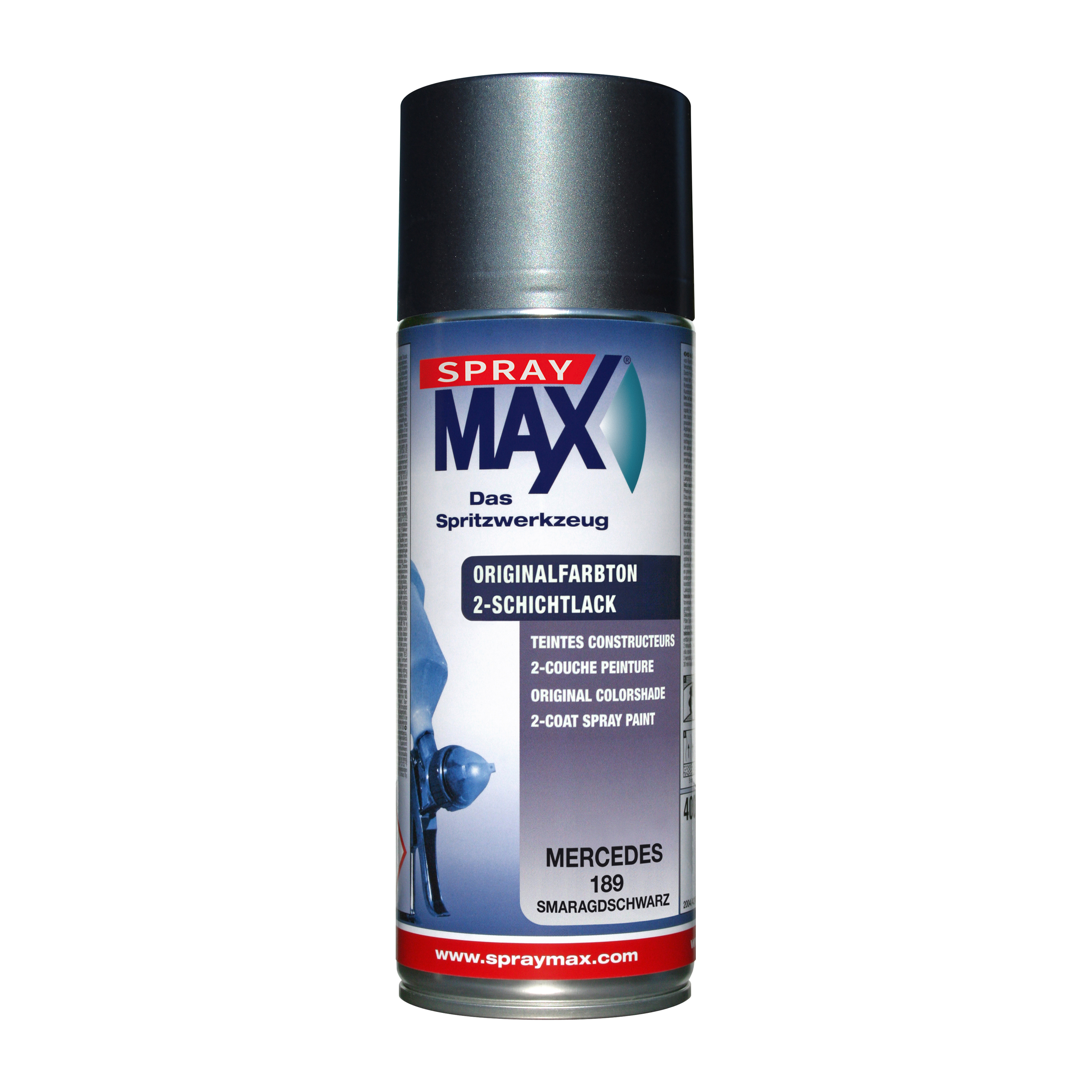 SprayMax Sprayfärg Merc Smaragdsvart 400 ML