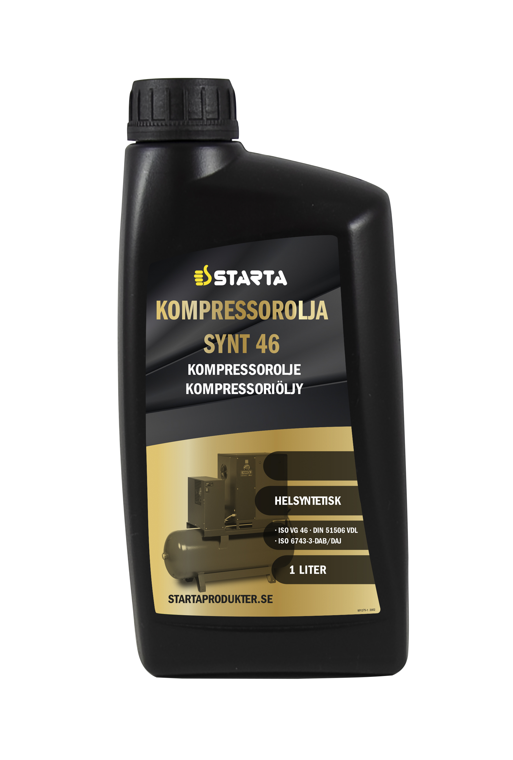 Starta Kompressorolja Synt 46 1 L