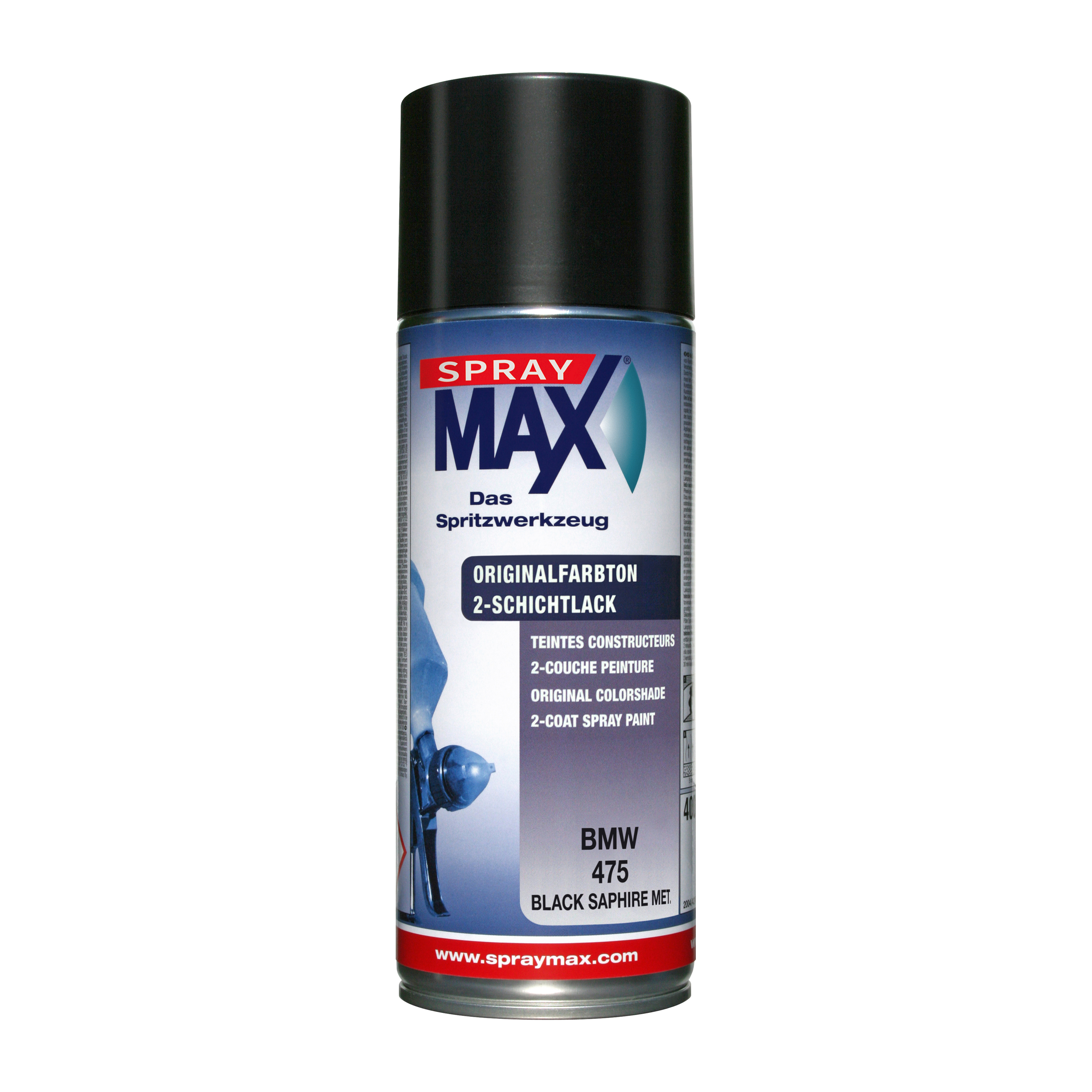 SprayMax Sprayfärg BMW Met. Svart safir 400 ML