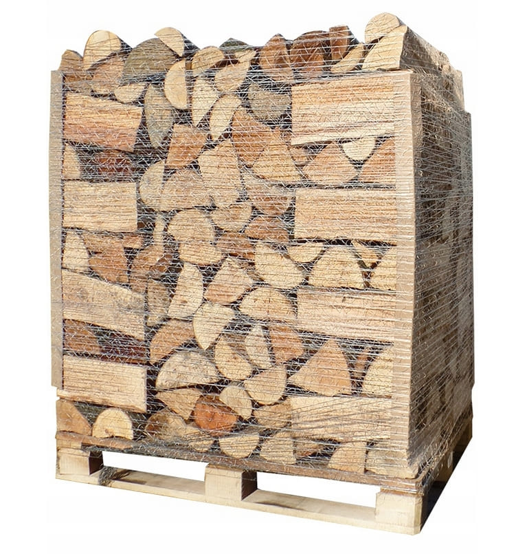 Ved för rökning, torrt alder utan bark, 1 pall ca 500 kg, inkl. frakt