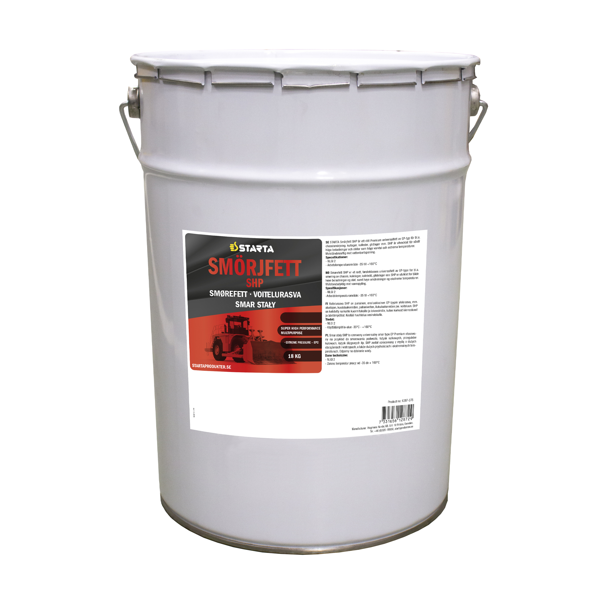 Starta Smörjfett SHP Hink 18 KG - 2