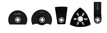PROLINE TOOLS Tillbehör för slipmaskiner, sandpappershållare, 5 delar, Proline