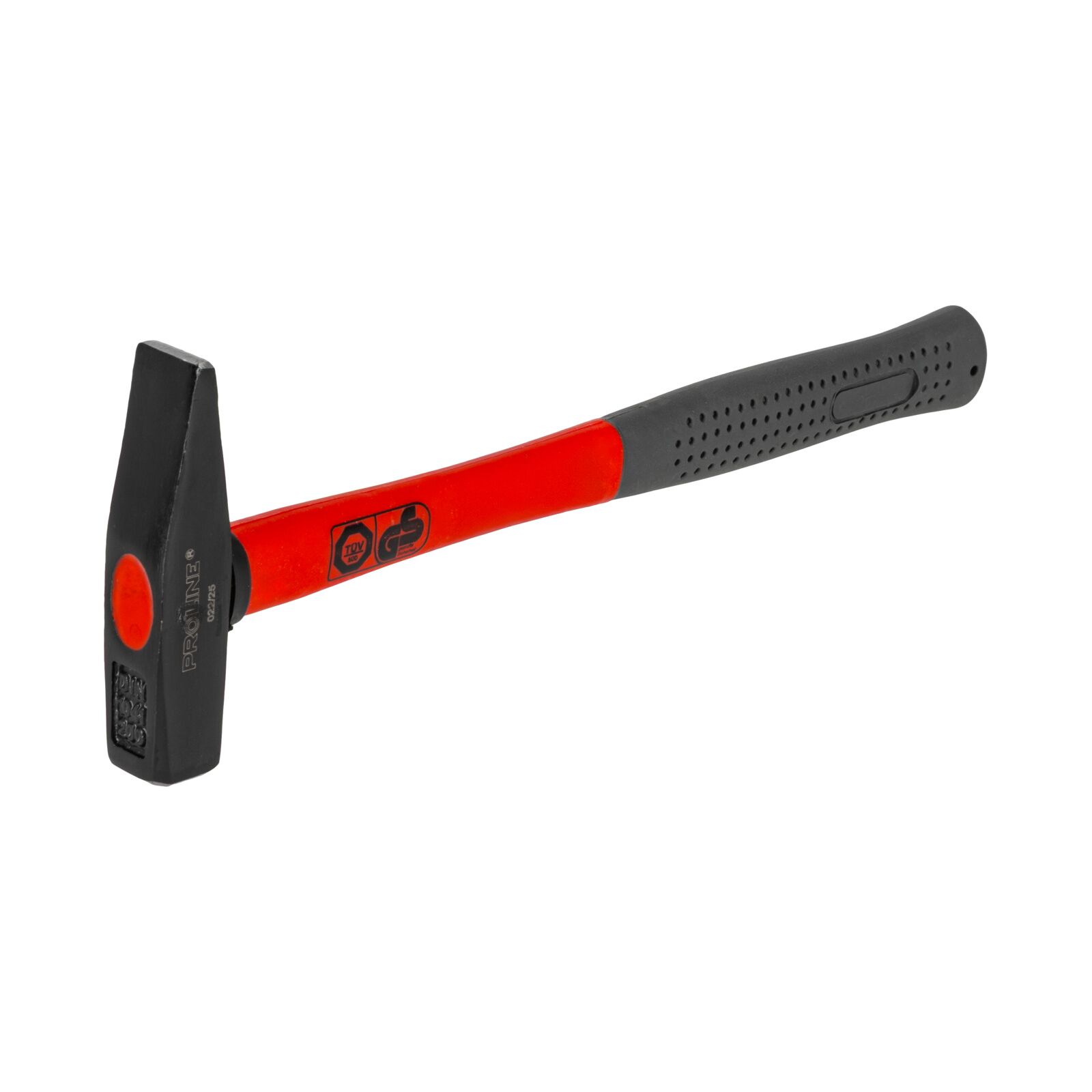 PROLINE TOOLS Maskinistklubba Enligt DIN 1040, 200g, Fiberglas Handtag Belagt med Gul Plast, Proline - 4