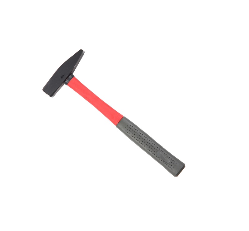 PROLINE TOOLS Maskinistklubba 400g, Fiberglas Handtag med Gul Plastbeläggning, Gummiskydd Svart, Huvud Målat Svart Matt, Proline