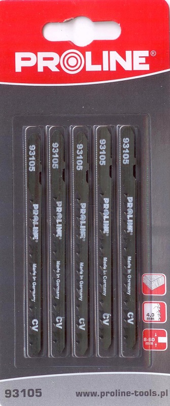 PROLINE TOOLS Sågblad till Bandsåg 75 mm, 100 mm, 6TPI, 4.00 mm, 5 st, Proline