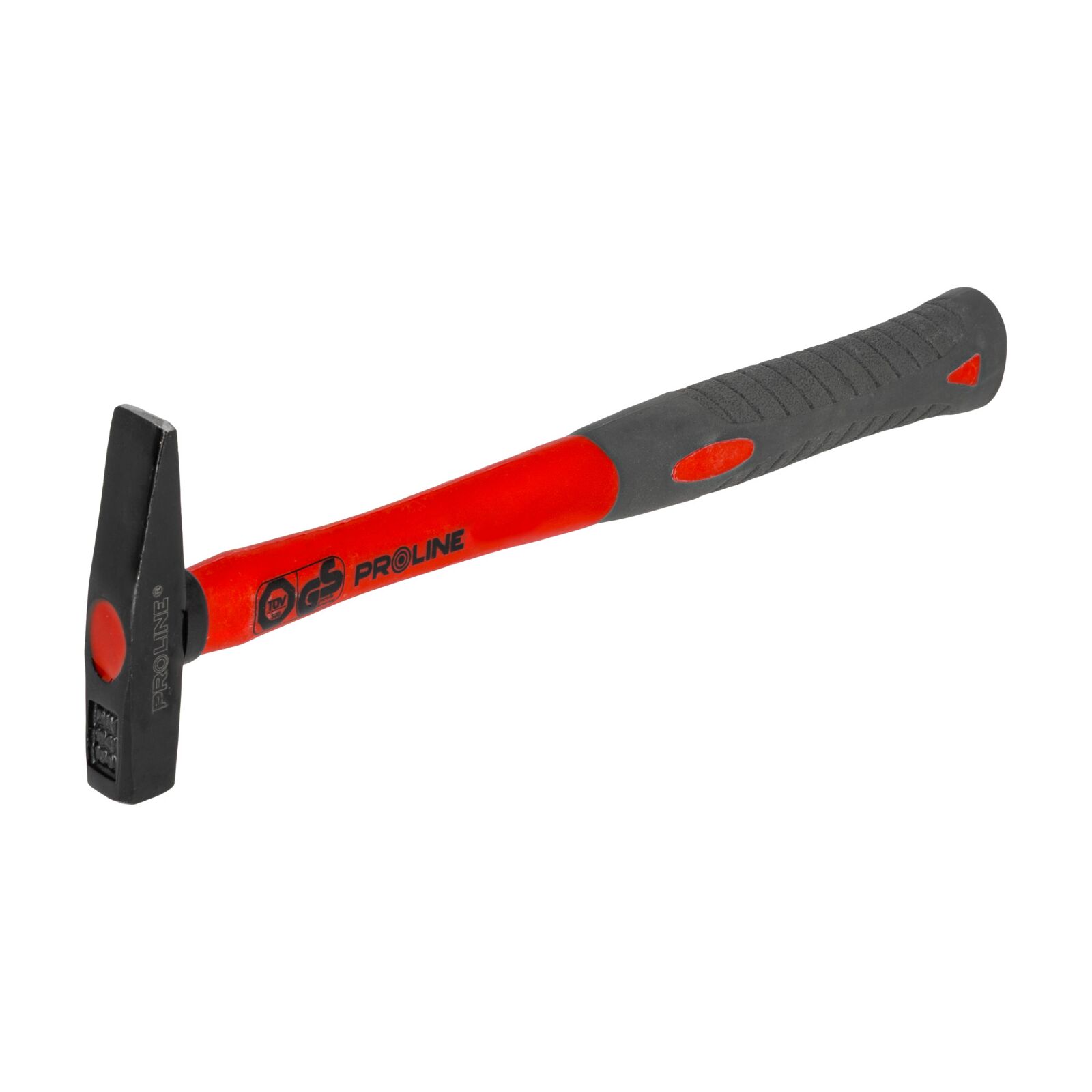 PROLINE TOOLS Maskinistklubba 0, 1 kg, Fiberglas Handtag Belagt 75%, Proline - 2