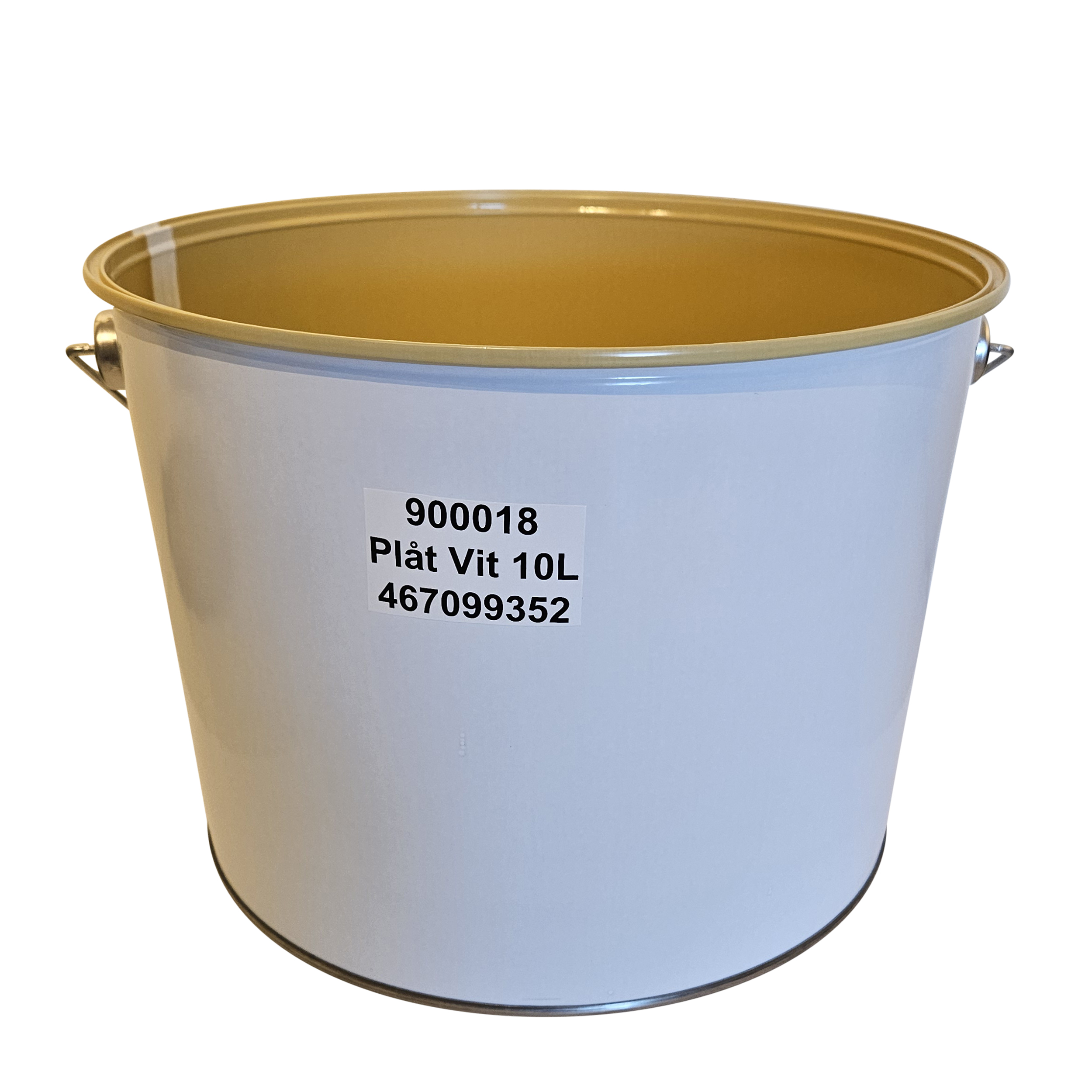 Komplement Plåtburk Vit 10 L