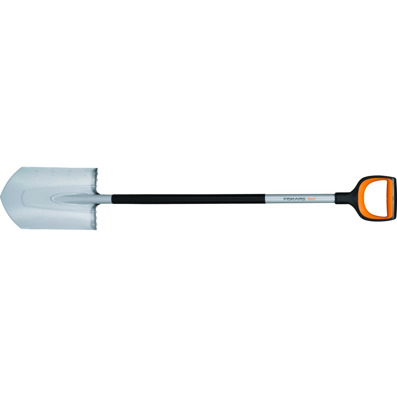 Trädgårdsspade, spade med metallskaft 1.2m XACT, Fiskars