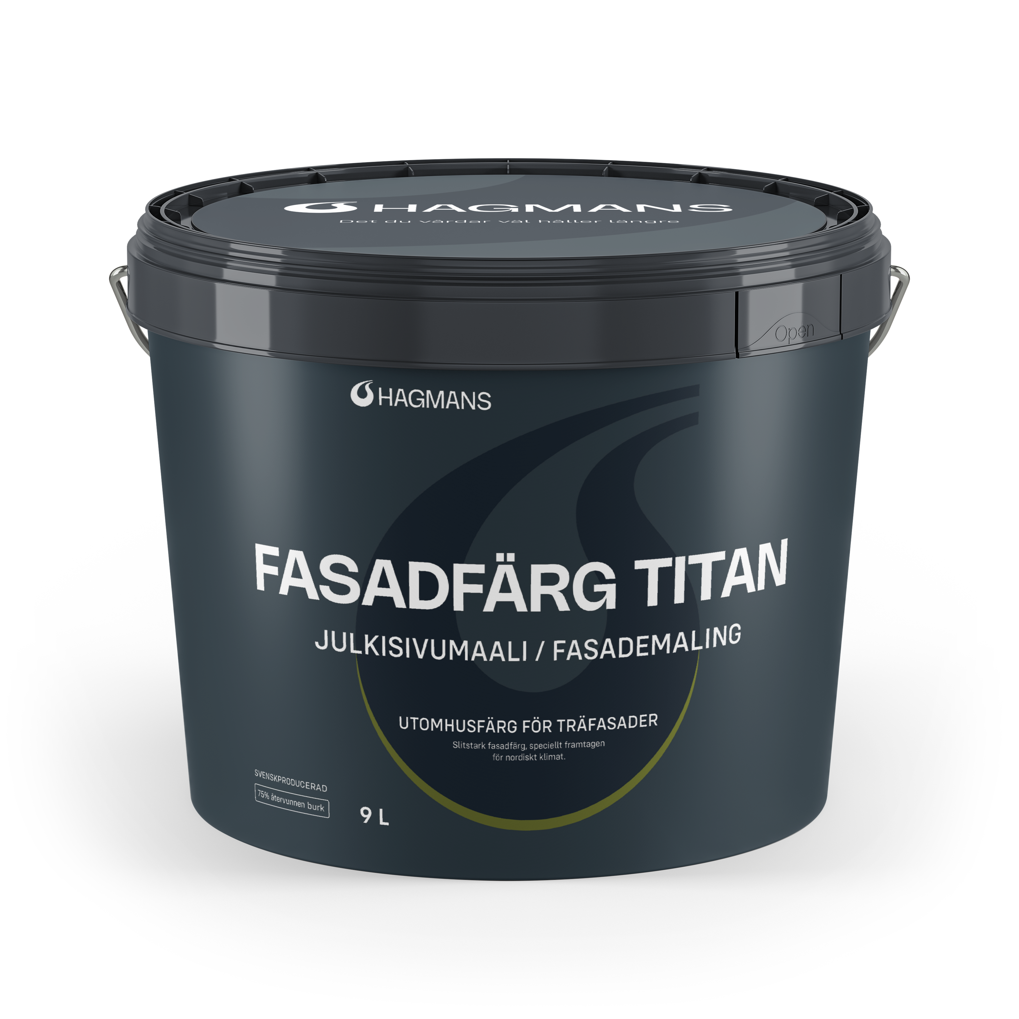 Hagmans Fasadfärg Titan Bas A 9 L