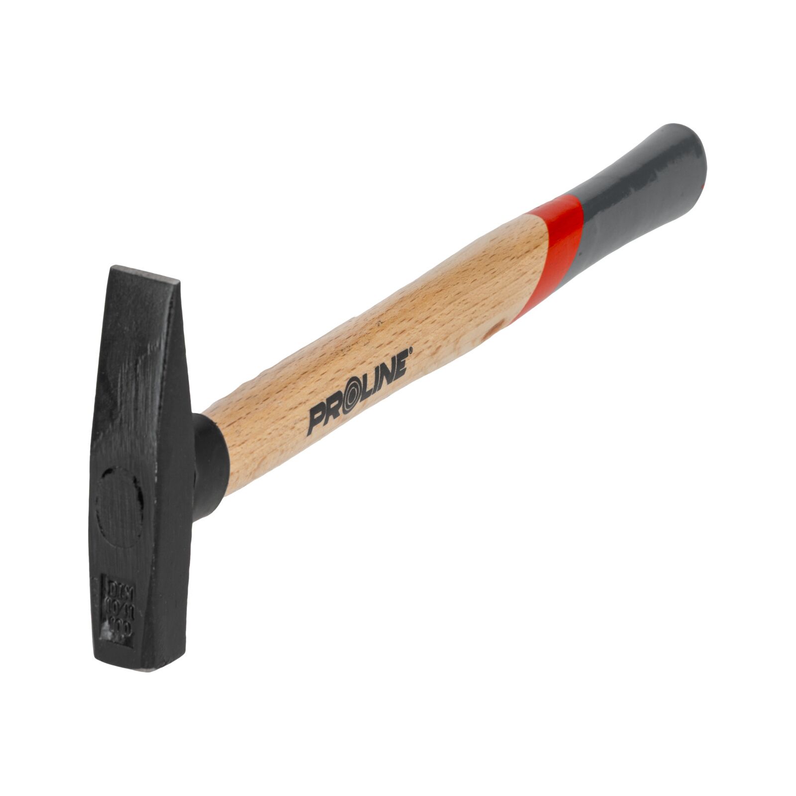 PROLINE TOOLS Hammare 100g, Trähandtag av Bok, Målat Skyddsyta, GS-Godkänd, Proline - 3