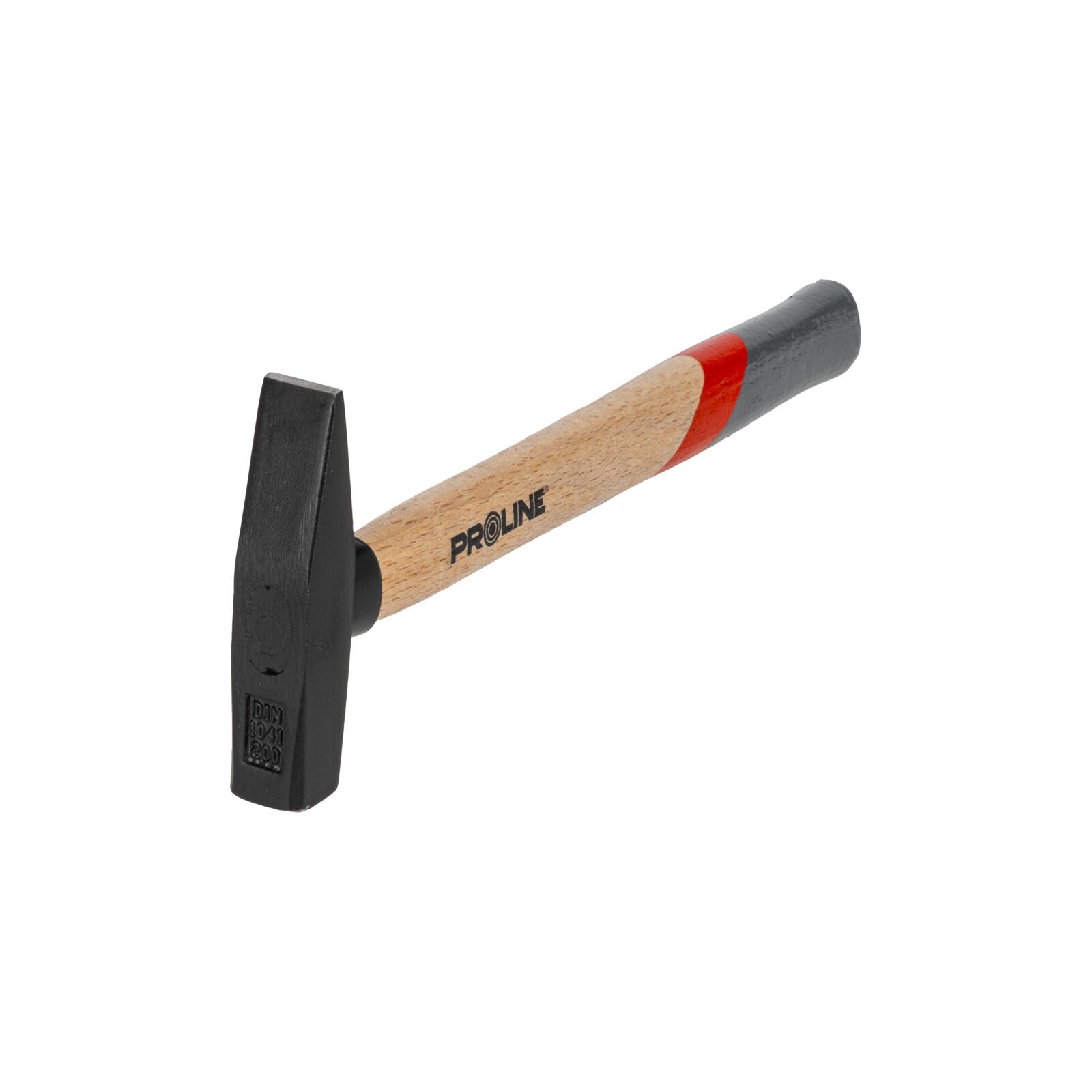 PROLINE TOOLS Hammare 200g, Trähandtag av Bok, Målat Skyddsyta, GS-Godkänd, Proline - 3