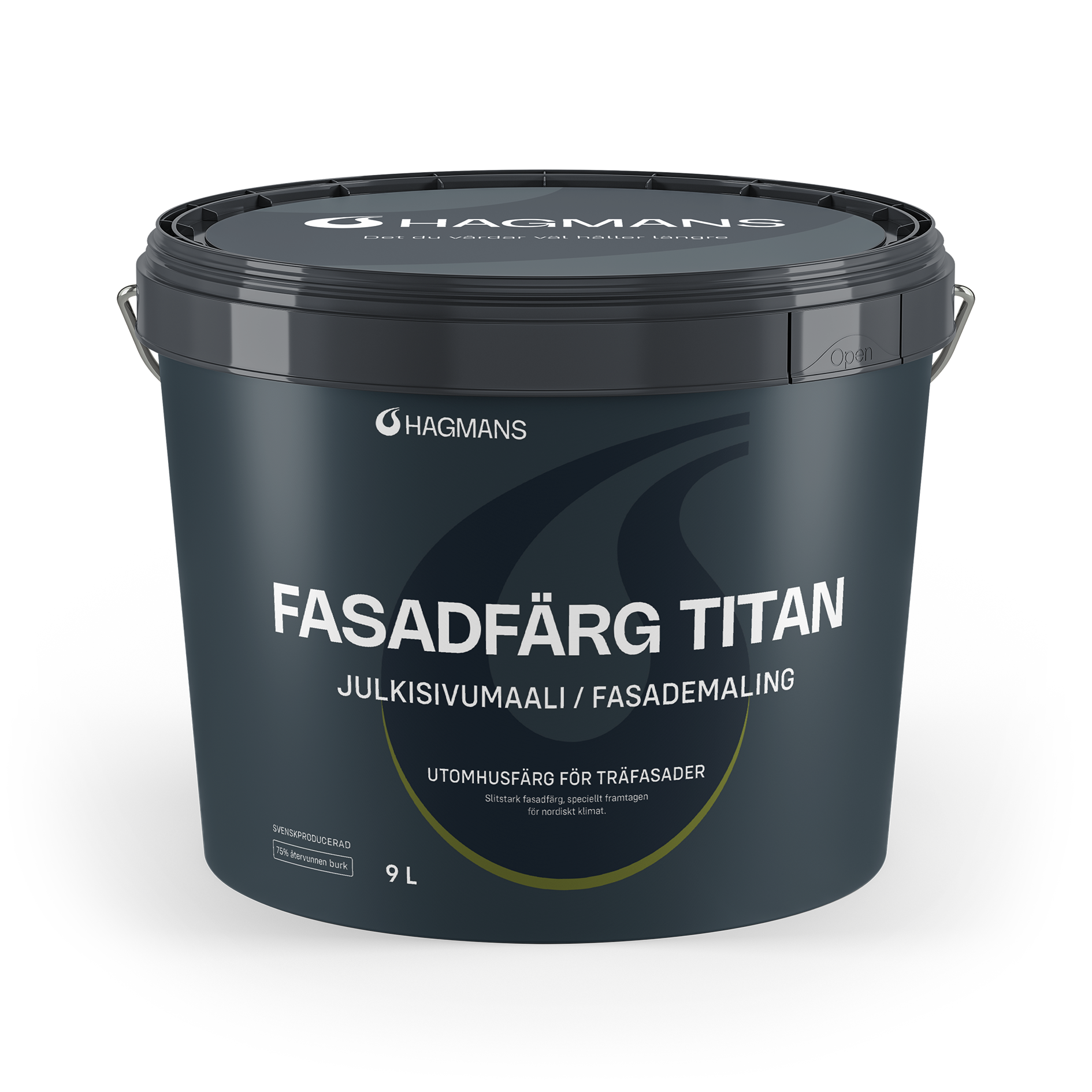 Hagmans Fasadfärg Titan Bas C 9 L