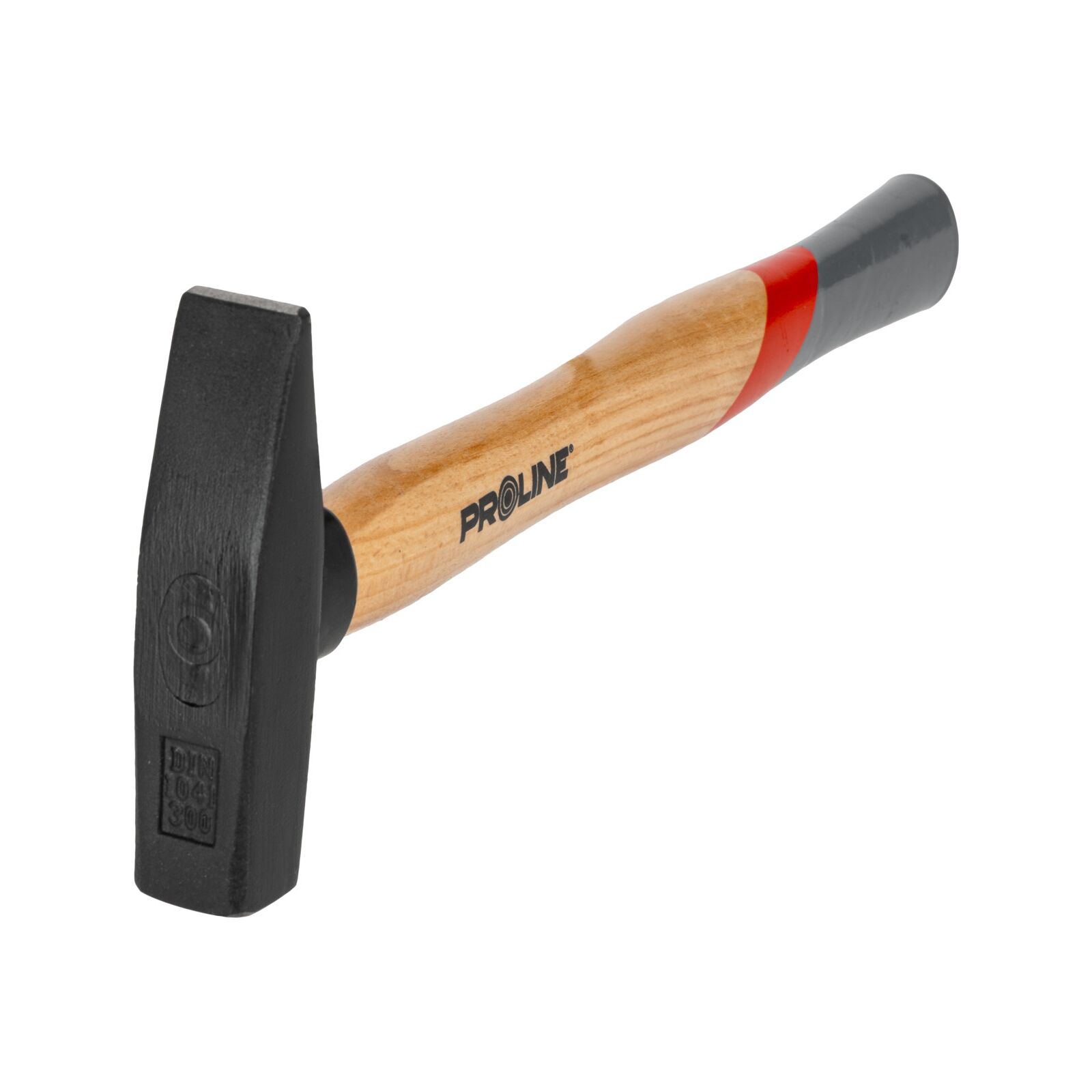 PROLINE TOOLS Hammare 300g, Trähandtag av Bok, Målat Skyddsyta, GS Godkänd, Proline - 3