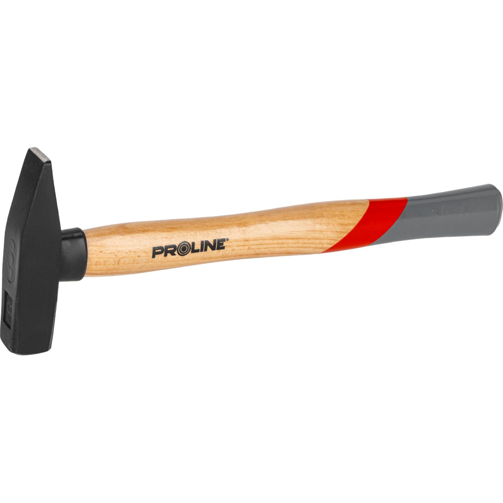 PROLINE TOOLS Hammare 300g, Trähandtag av Bok, Målat Skyddsyta, GS Godkänd, Proline - 2