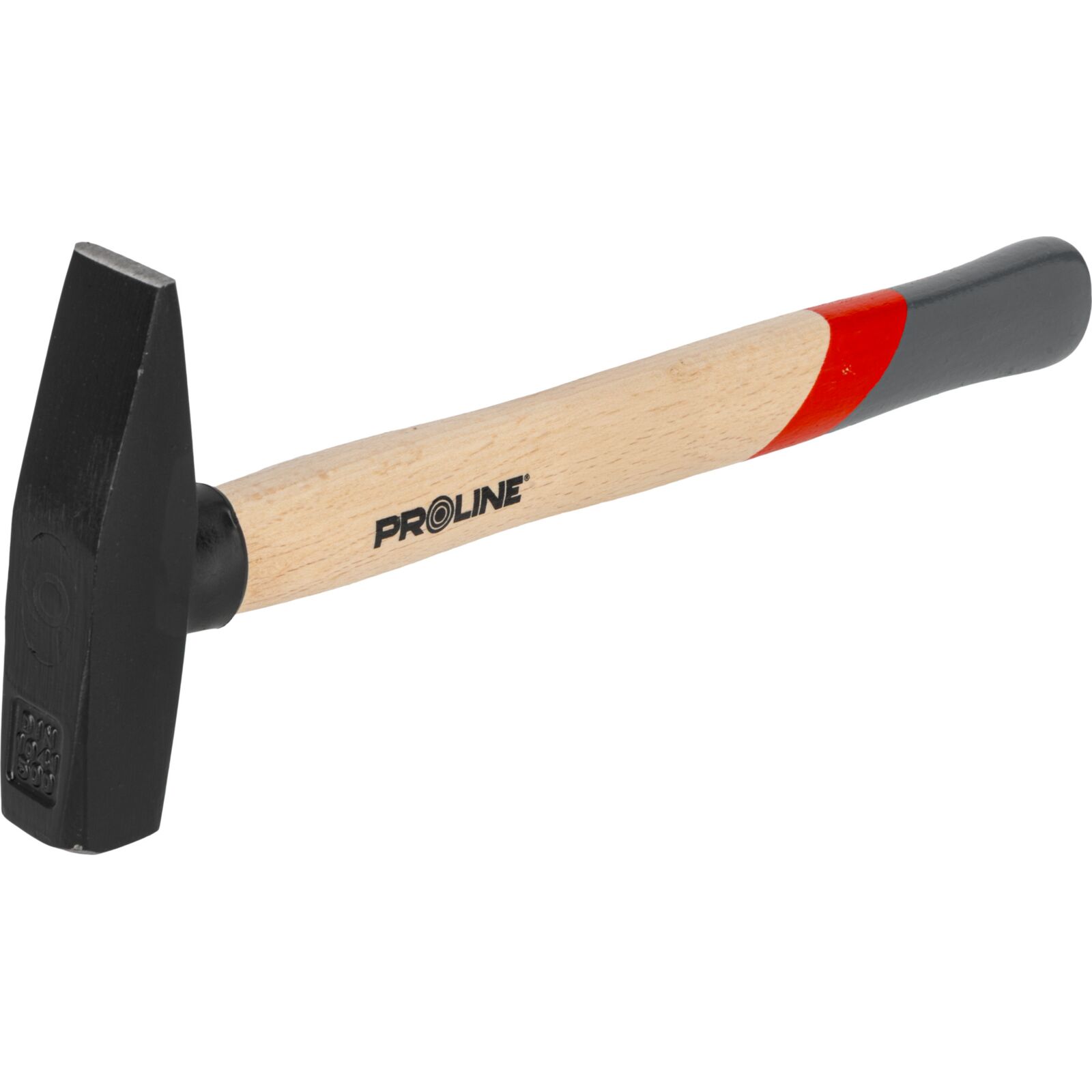 PROLINE TOOLS Hammare 500g, Trähandtag av Bok, Målat Skyddsyta, GS-Godkänd, Proline - 4