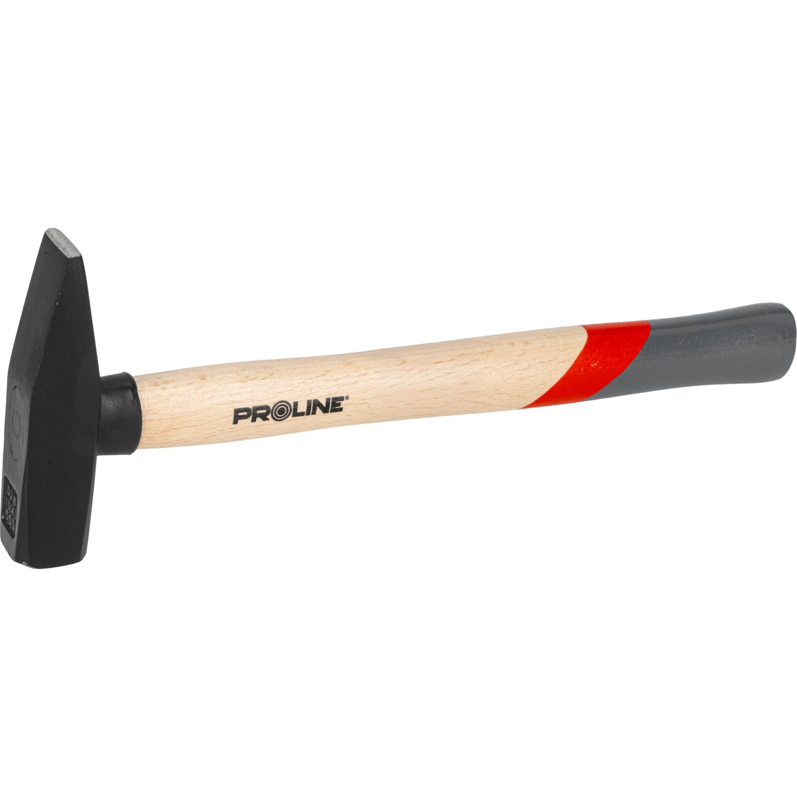 PROLINE TOOLS Hammare 500g, Trähandtag av Bok, Målat Skyddsyta, GS-Godkänd, Proline - 2
