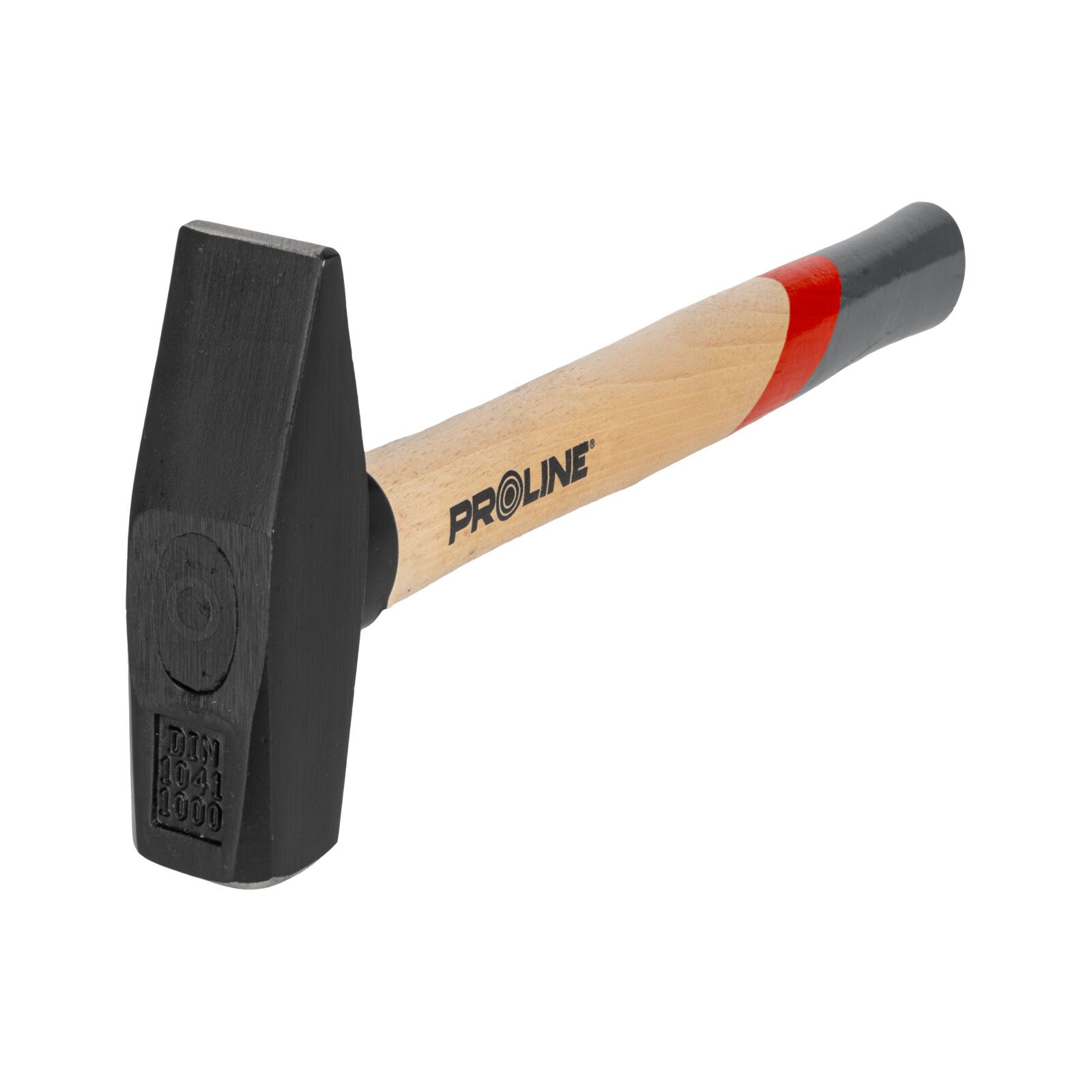 PROLINE TOOLS Hammare 1000g, Trähandtag av Bok, Målat Skyddsyta, GS-Godkänd, Proline - 3