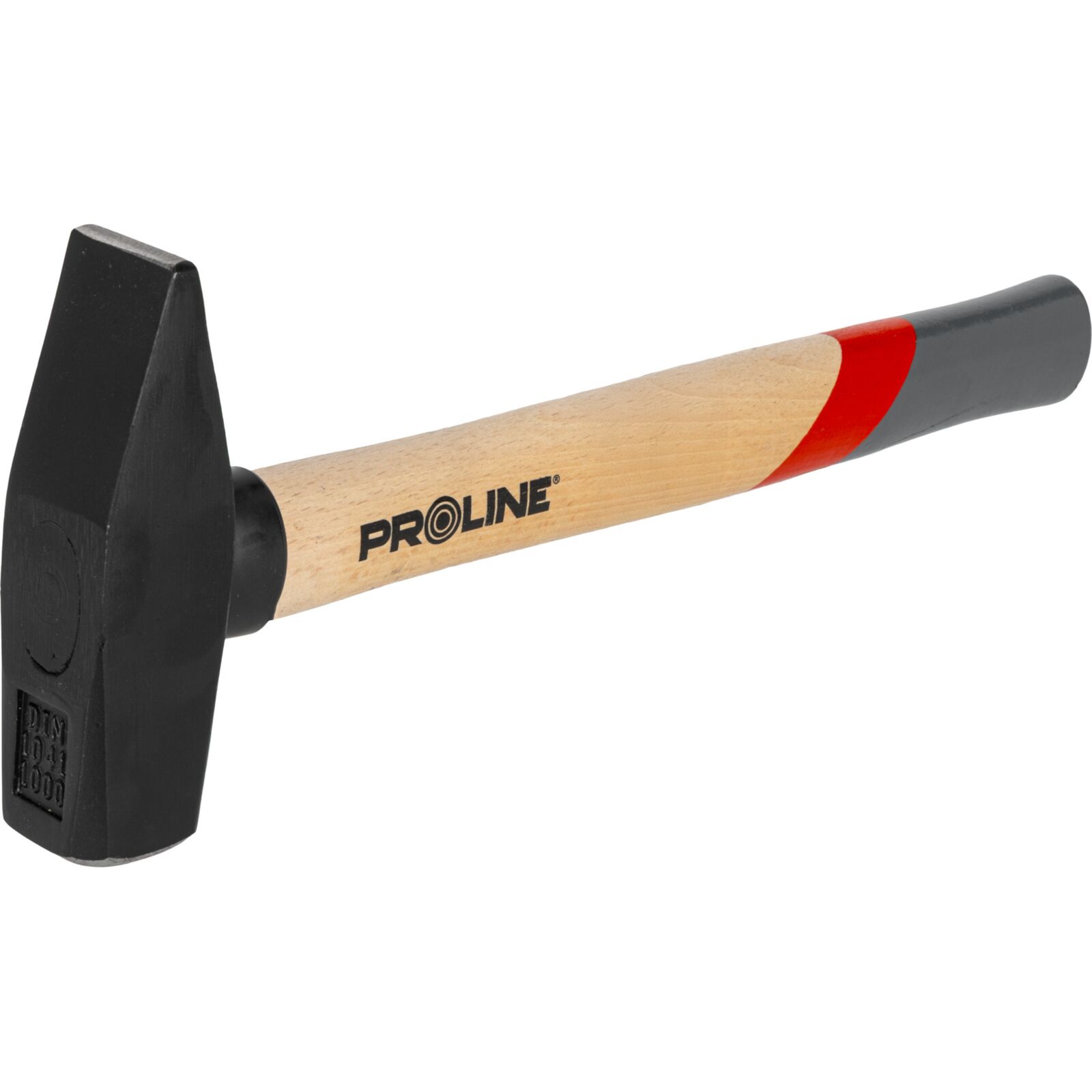 PROLINE TOOLS Hammare 1000g, Trähandtag av Bok, Målat Skyddsyta, GS-Godkänd, Proline - 4