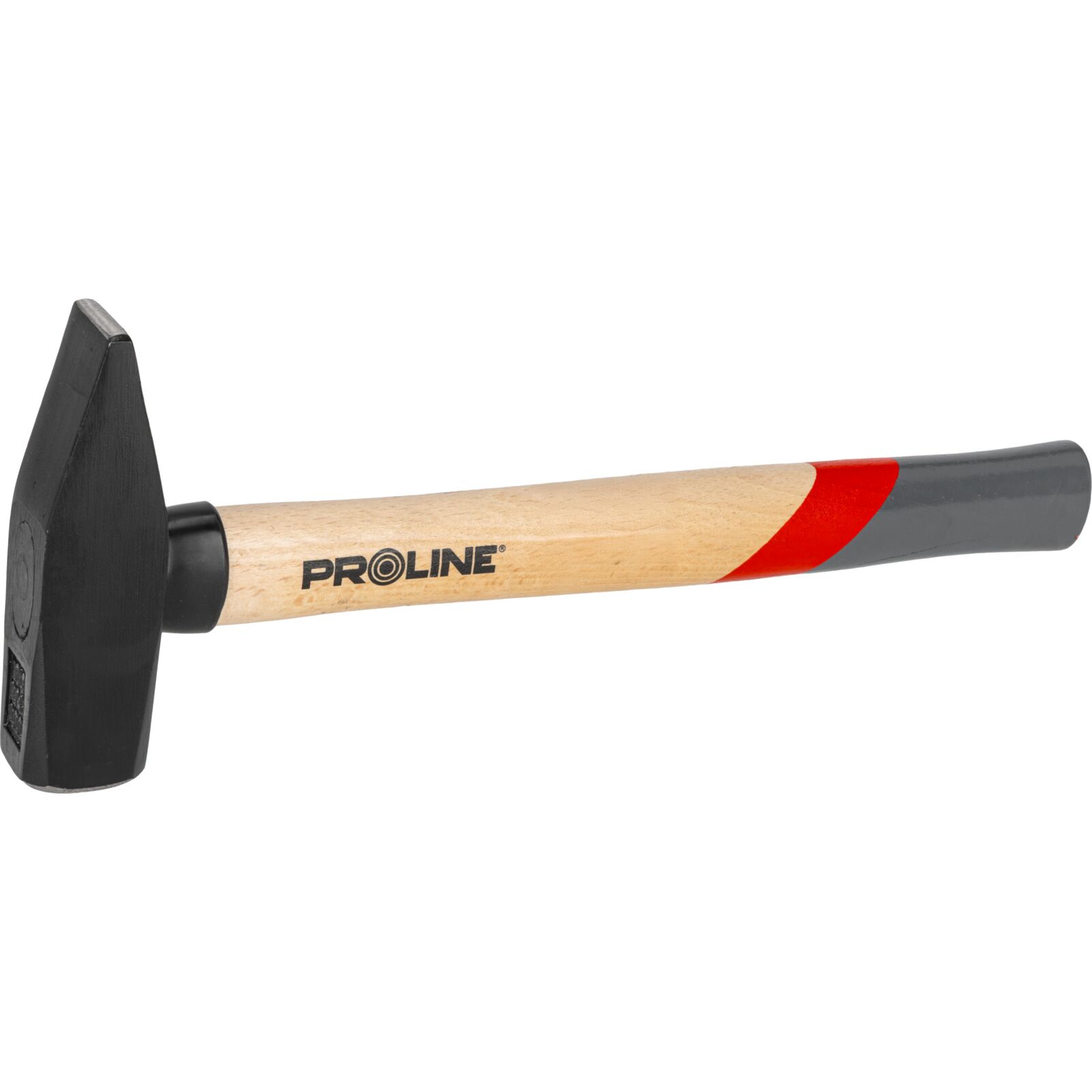 PROLINE TOOLS Hammare 1000g, Trähandtag av Bok, Målat Skyddsyta, GS-Godkänd, Proline - 2