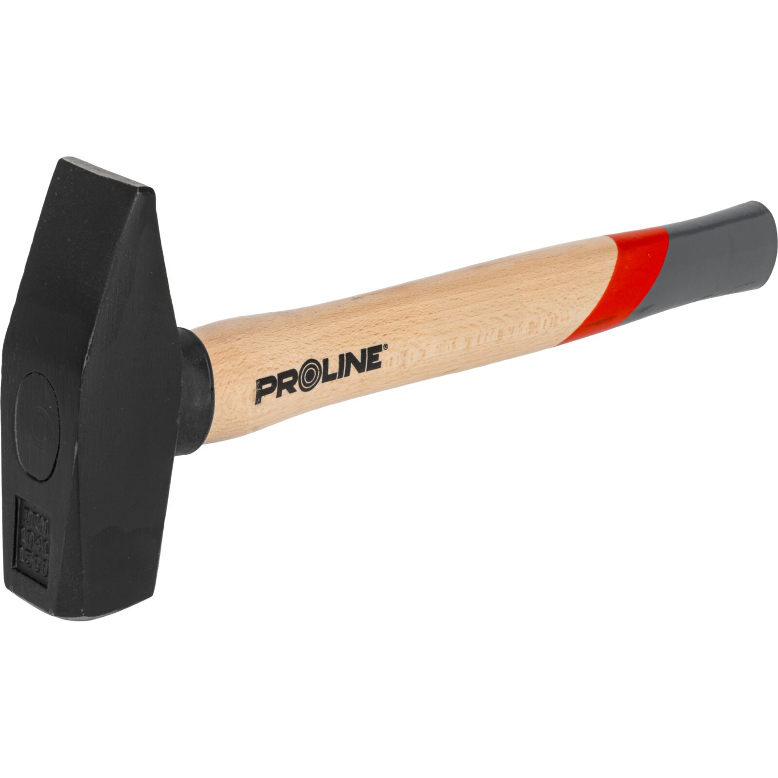 PROLINE TOOLS Hammare 1500g, GS-godkänd, trähandtag av bok, målat skyddsyta, Proline - 4