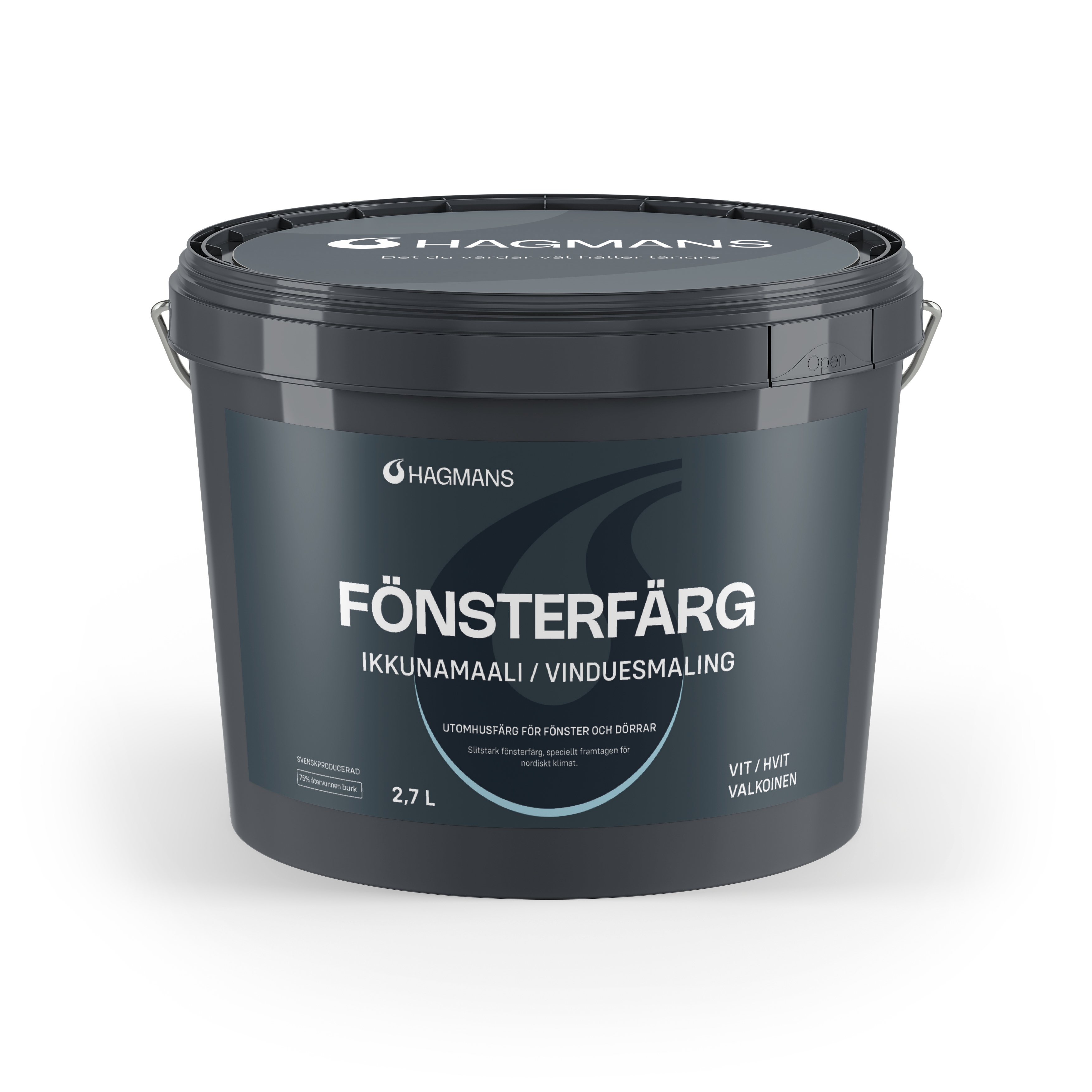 Hagmans Fönsterfärg Bas C 2,7 L