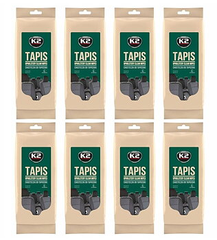Effektiva rengöringsdukar för tygklädsel, 8 x 24 st, Exotic maracuja doft, K2 Tapis Wipes