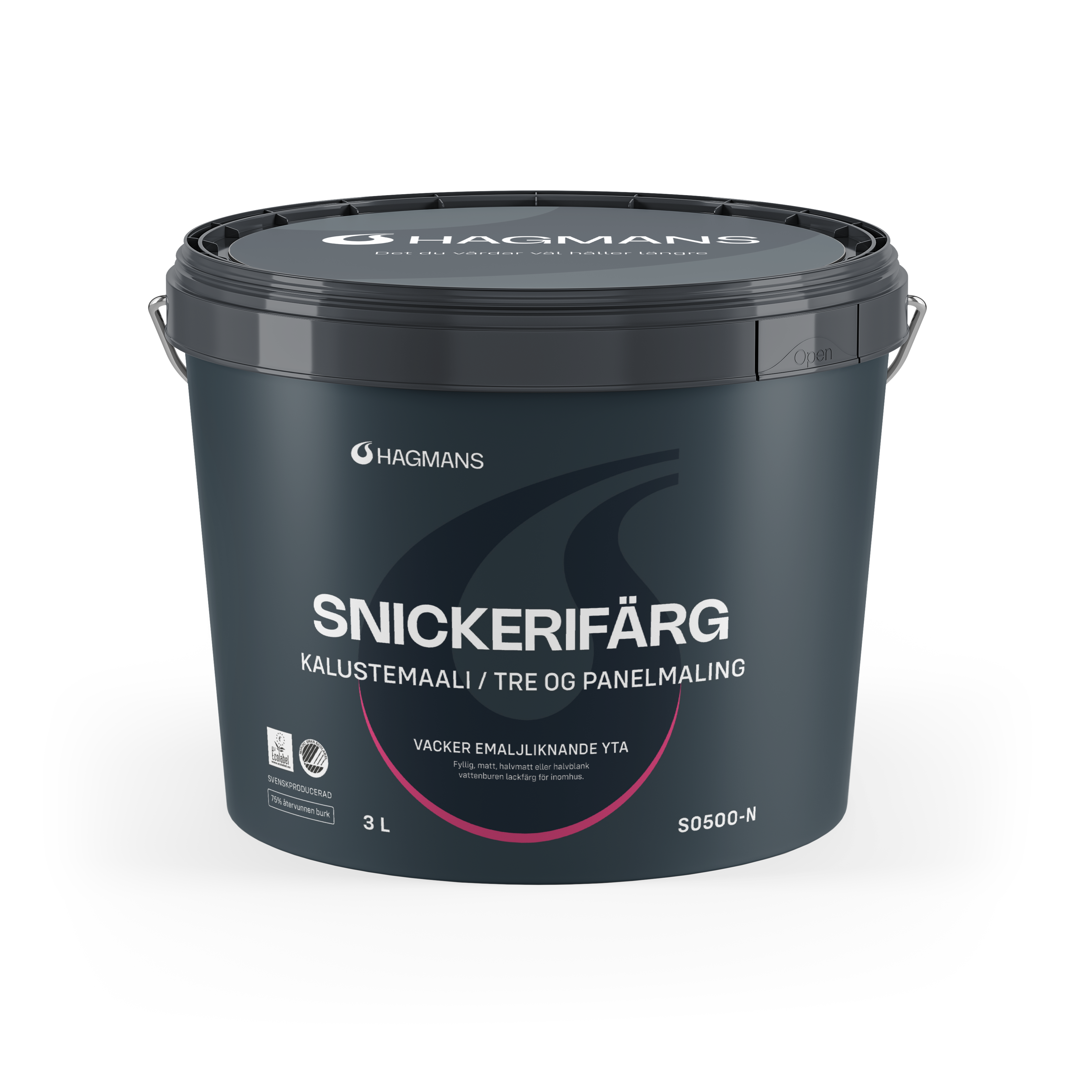Hagmans Snickerifärg 40 NCS S 0500-N 3 L
