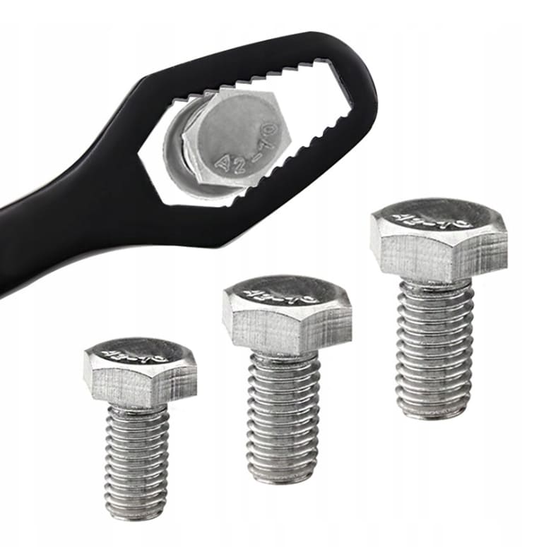 Ringnyckel universal 8-22 mm, 270 x 8 mm, CrV svart, ersätter 35 nycklar - 5