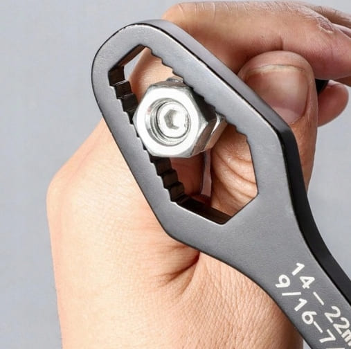 Ringnyckel universal 8-22 mm, 270 x 8 mm, CrV svart, ersätter 35 nycklar - 4