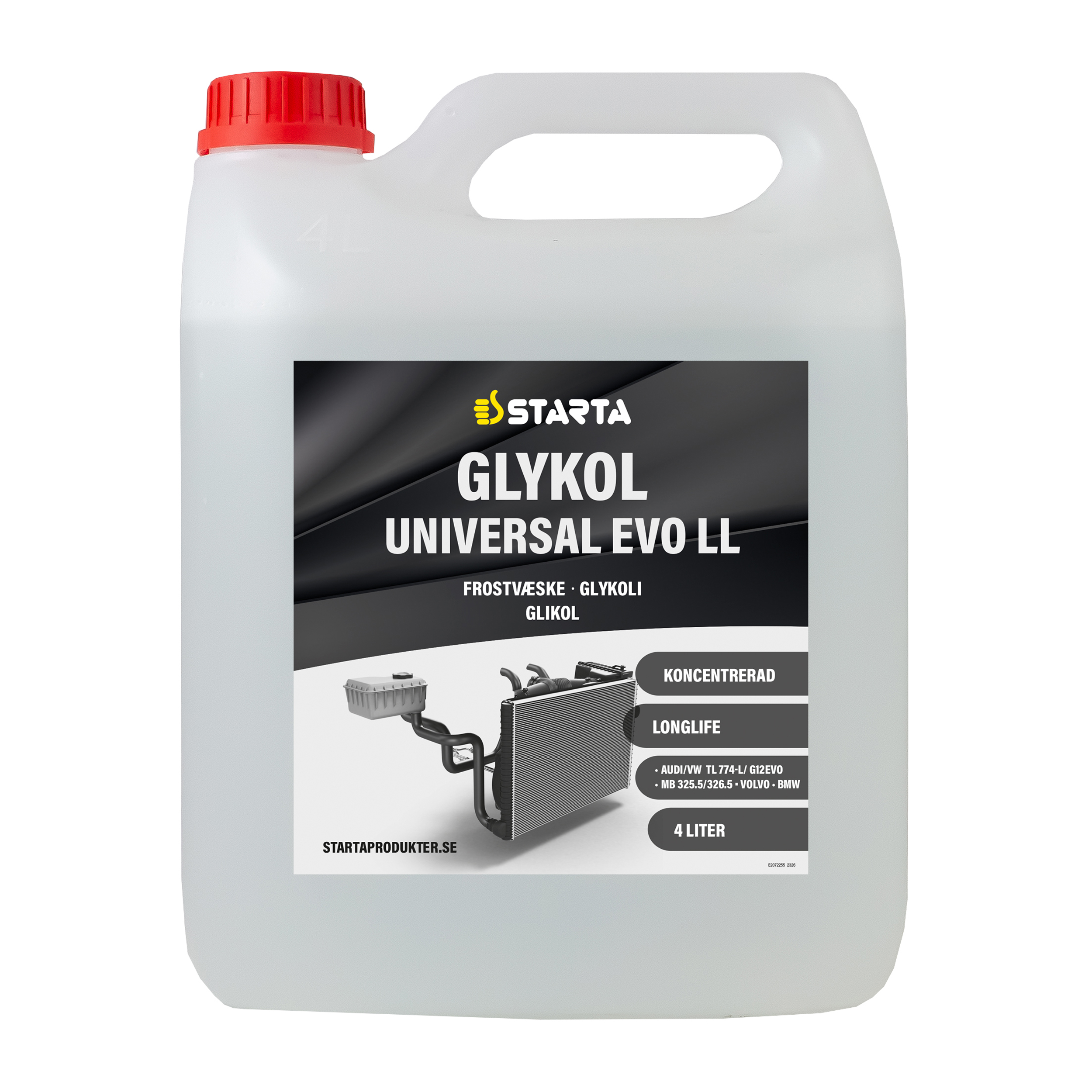 Starta Glykol Universal Evo Longlife 4 L
