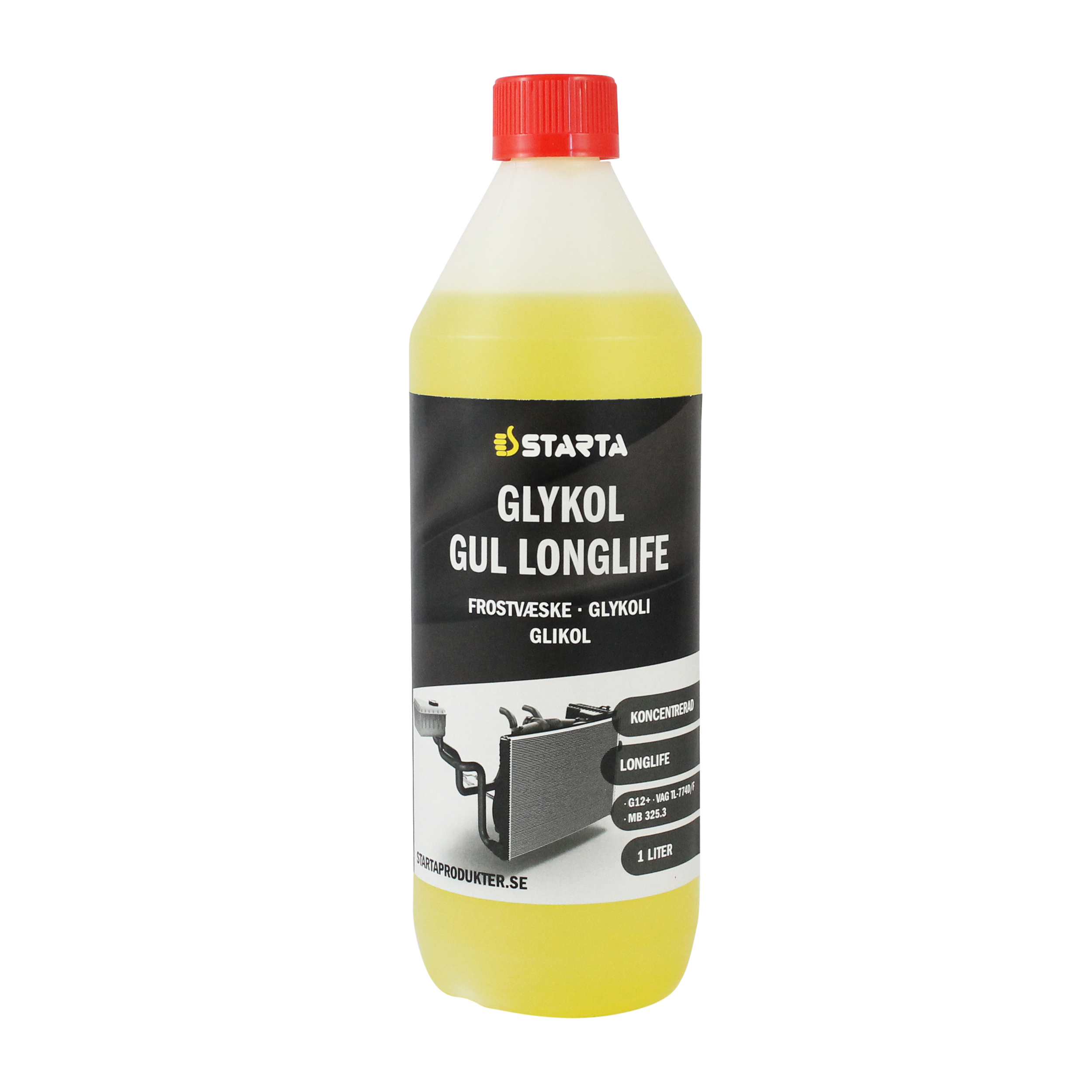 Starta Glykol Gul Longlife 1 L