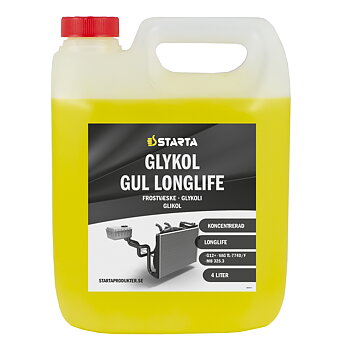 Starta Glykol Gul Longlife 4 L