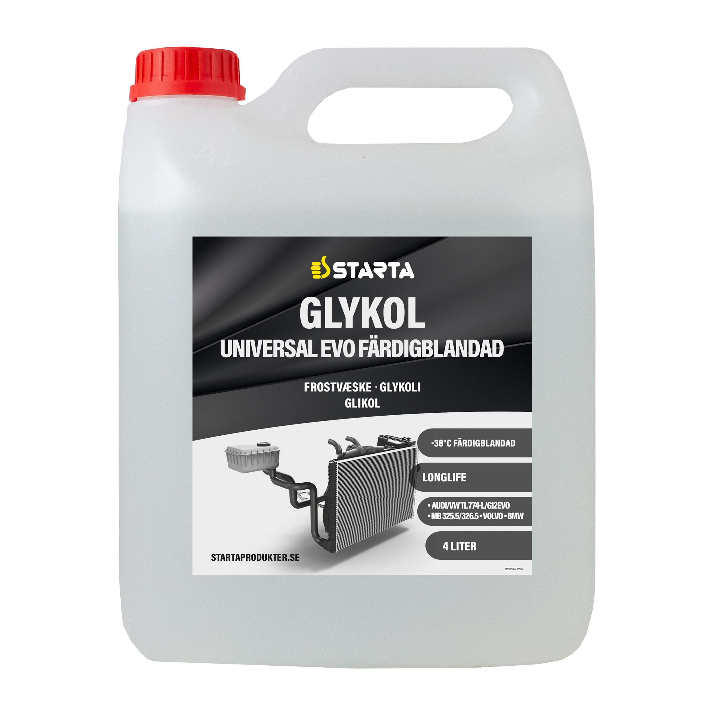 Starta Glykol Universal Evo LL FBL 4 L