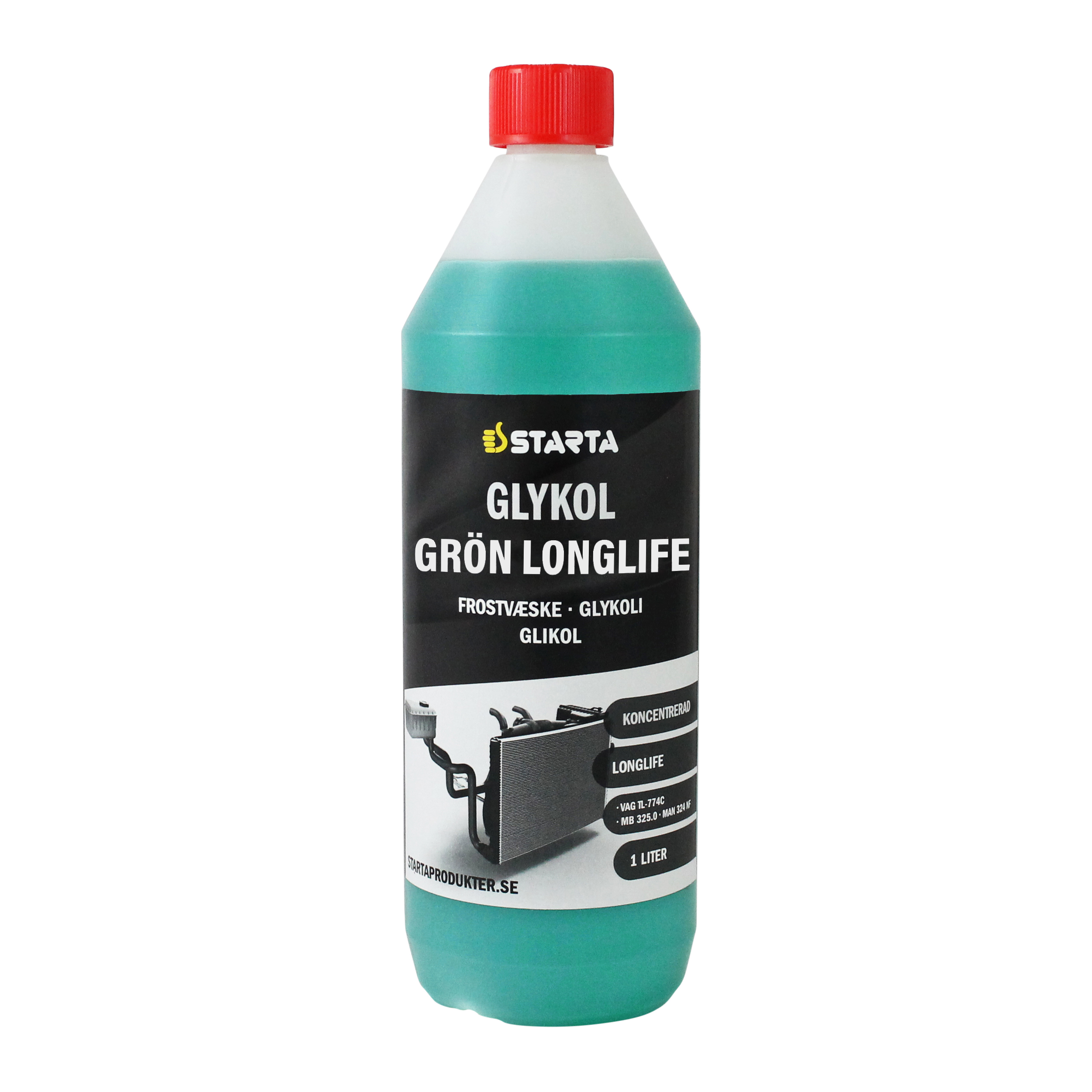 Starta Glykol Grön Longlife 1 L