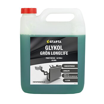 Starta Glykol Grön Longlife 4 L