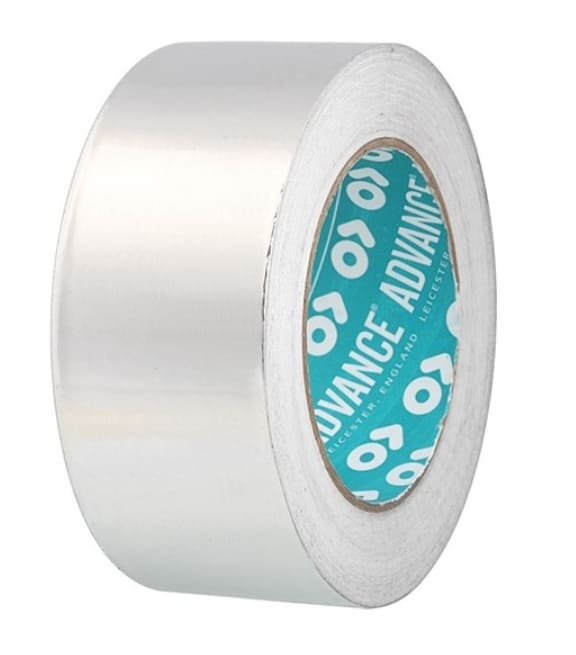 Övriga 3 Aluminiumtejp - alutejp, tätningstejp metall 2st rullar 5 cm x 10 m 350°, isoleringstejp för skorsstenar, ventilationsrör, flexrör m.m.
