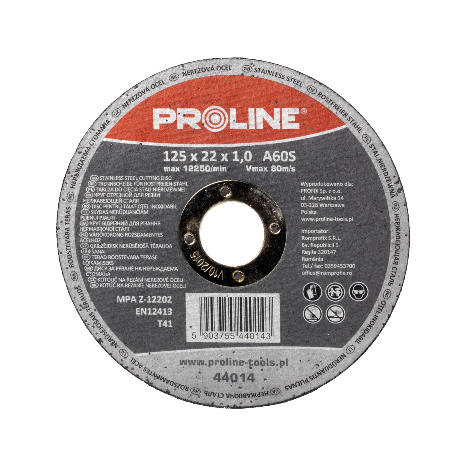 PROLINE TOOLS Kapskivor Sst T41, Proline