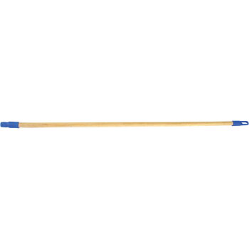 Träskaft för kvast, borste, med krok, 110 cm, FI=22 mm