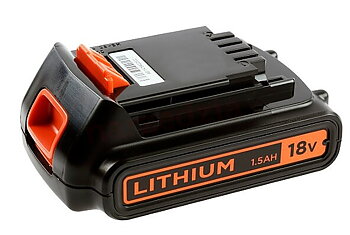 Black&Decker Skruvdragare / Borrmaskin, sladdlös, AUTOSENSE 18V 1.5AH, 2 batterier, väska, Black+Decker