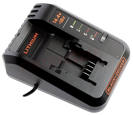 Black&Decker Skruvdragare / Borrmaskin, sladdlös, AUTOSENSE 18V 1.5AH, 2 batterier, väska, Black+Decker - 4